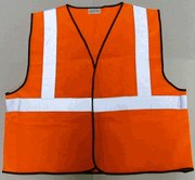 High Visibility Class 2 Safety Vest Orange