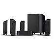 Infinity TSS-1200CHR High-Performance, 6-Piece Home Theater Speaker System (Charcoal Black)