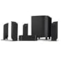 Infinity TSS-1200CHR High-Performance, 6-Piece Home Theater Speaker System (Charcoal Black)