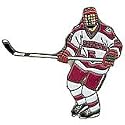 Harvard Crimson Home Hockey Skater Pin