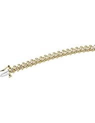 3 1/3 CT TW 14K Yellow Gold Diamond Bracelet