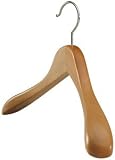 Euro 18 Blonde Wood Shirt & Coat Hanger Set of 12