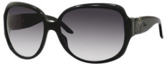 Christian Dior Women's Diorclassic1 Black Frame/Grey Gradient Lens Plastic Sunglasses