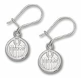 Logoart Edmonton Oilers Sterling Silver Earrings