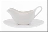 Maxwell Williams White Gravy Boat & Saucer