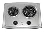 Whirlpool : RCS2002RS 21 Coil Electric Cooktop, 2 Heating Elements, Drip Pans - Stainless Steel