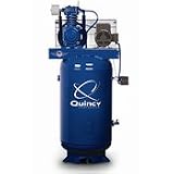 Quincy 5-HP 80-Gallon Two-Stage Air Compressor (230V 1-Phase) - 251CP80VCB