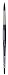 da Vinci Watercolor Series CosmoTop Mix B Paint Brush, Round Synthetic/Natural Mix, Size 12 (5530-12)