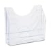 Optimizers Multifunctional Three Pocket File Folder Organizer, Letter/A4, Clear (RUB96050)