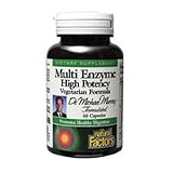 Natural Factors Dr. Murray's Multi Enzyme Vegetarian Formula, 120 Vcaps