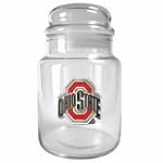 Ohio State Buckeyes NCAA 31oz Glass Candy Jar - Primary Logo