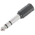 Adaptor 6.3mm stereo plug to 3.5mm stereo jack socket