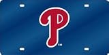 Philadelphia Phillies Laser Cut Blue License Plate