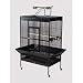 Prevue Pet Products Wrought Iron Select Bird Cage 3154C, Chalk White, 36-Inch by 24-Inch by 66-Inch