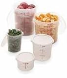 Round Storage Container 8 Quart White