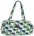 Bungalow360 Barbie Whales Vegan Canvas Satchel Bag