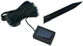 100 LED SOLAR Lichterkette außen Solarlichterkette WEIß