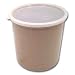 Beige Crock with Lid, 2.7 Quart (11-0550) Category: Deli Platters and Bowls