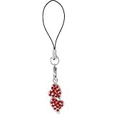 Ruby Red Gem COMPASSION HEARTS Cell Phone Charm