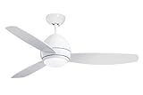 CF244WW - Emerson 44in Curva Ceiling Fan in Appliance White with All-Weathe ....