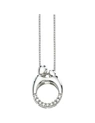 Mother And Child 1/8Ct Tw Pendant With Chain Sterling Silver 68321