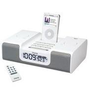 IHOME DUAL ALARM CLOCK RADIO F SHUFFLE W