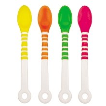Sassy BPA Free 4 Pack Soft Tip Infant Spoons