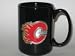 CALGARY FLAMES 15 oz. Ceramic COFFEE MUG with Pewter Team Logo