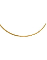 3mm Flat Omega Necklace 16"