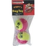 Warren Pet Products Diggers Tennis Balls Dog Toys 2-pack