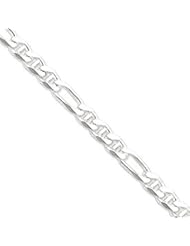 Sterling Silver 8.75mm Figaro Anchor Chain QAF250-9"