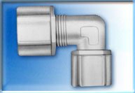 FCFE4566-WF - 3/8 Tube x 3/8 Female Elbow with one 3/8 Compression Nut