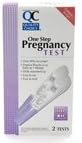 QUALITY CHOICE PREGNANCY TEST KIT DOUBLE 2 PACK by CDMA ***