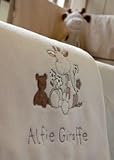 Alfie Giraffe Cot/Cot Bed Fleece Blanket