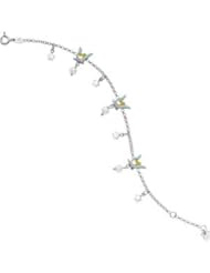 Disney® Tinkerbell & Pearl Bracelet Sterling Silver 650813