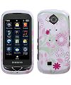Samsung Reality SCH-U820 Floral Garden Cell Phone Snap-on Cover Faceplate / ....
