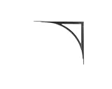 Black Shelf Bracket 14 x 12 1/8