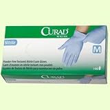 Medline Curad PF Nitrile Exam Gloves, 1000 per Case, Small