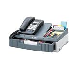 Telephone Stand Organizer, 14-3/4 x 10-1/2 x 4-1/4h, Gray