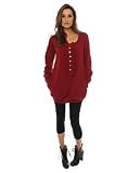 Triple 5 Soul - Triple 5 Soul The Ruffle Front Sweatshirt Dress in Wine,Sweatshirts for Women (555 Soul)