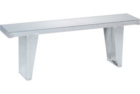 Aluminum Bench 9-1/2 W X 6 Length