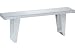 Aluminum Bench 9-1/2 W X 10 Length