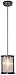 Craftmade 36791-MBK 1 Light Mini Pendant