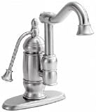 Belle Foret Single Handle Lavatory Faucet BFN32508SN Satin Nickel
