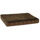Petmate Orthopaedic Pet Bed, 27 inch by 36 inch, Brown Damask