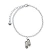 Ballet Slippers - Silver Elegant Charm Bracelet [Jewelry]