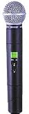 Shure ULX258 Handheld Transmitter with SM58 Cardioid Microphone, 3 Segment Battery Fuel Guage