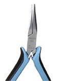 21cdGAw7DcL. SL160  Excelta Long Chain Nose Plier, Serrated Jaws, SS, 5 OAL