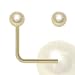 Jewelco London 9ct Yellow gold Ball Nose Stud