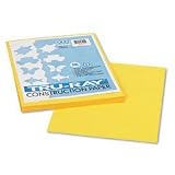 Riverside Paper Tru-Ray(R) Construction Paper, 9in. x 12in., Yellow